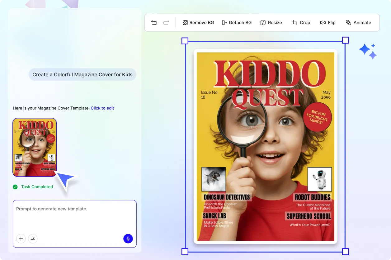 Free AI Magazine Cover Generator, Create Magazine Cover Designs Online [ No Signup ]